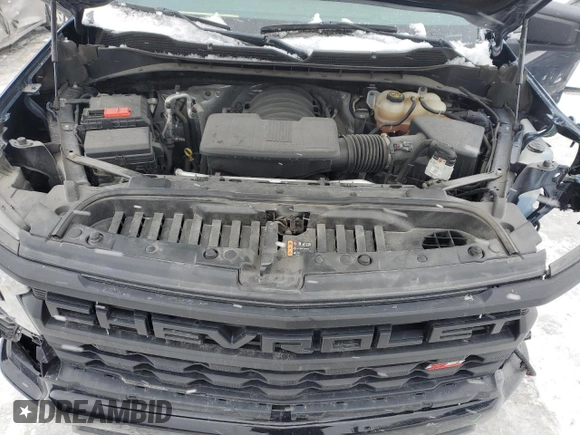 2022 Chevrolet Silverado 1500 Custom Trail Boss with VIN 3GCPDCED4NG506191, listed as a Copart auction lot 42057715 with 95,471 mi miles and Salvage Title. Bid and sale history available at DreamBid. Image 11.