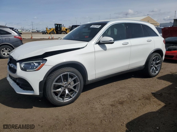2021 Mercedes-Benz GLC with VIN W1N0G8EB3MF899579, listed as a Copart auction lot 49461445 with 62,232 mi miles and Salvage Title. Bid and sale history available at carsss.com. Image 1.
