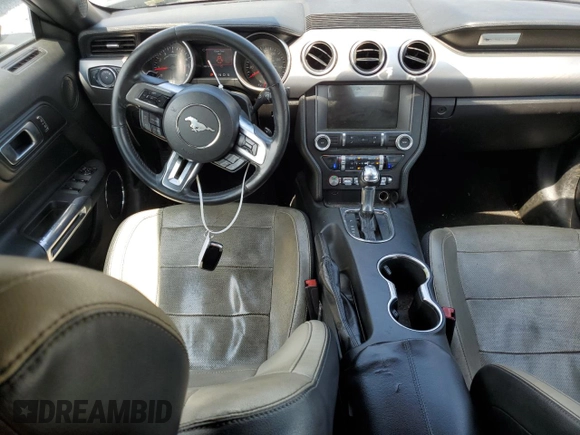 2018 Ford Mustang EcoBoost Premium with VIN 1FATP8UHXJ5111074, listed as a Copart auction lot 55725235 with 93,154 mi miles and Salvage title. Bid and sale history available at DreamBid. Image 8.
