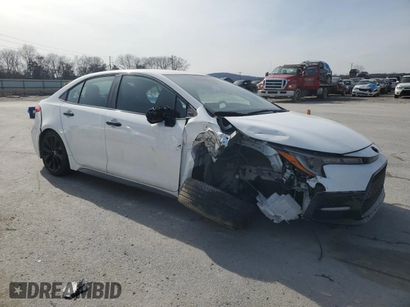 2022 Toyota Corolla SE with VIN 5YFS4MCEXNP103984, listed as a Copart auction lot 45969555 with 17,531 mi miles and Salvage Title. Bid and sale history available at DreamBid. Image 4.