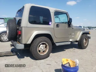 2003 Jeep Wrangler Sahara with VIN 1J4FA59S23P303845, listed as a Copart auction lot 68101244 with 141,753 mi miles and Clean Title. Bid and sale history available at carsss.com. Image 3.