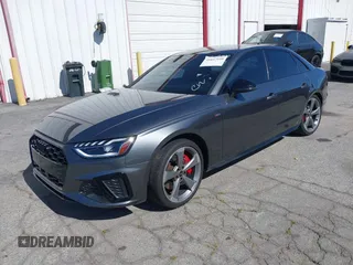 2023 Audi A4 S line Premium Plus z VIN WAUEAAF46PA064600, wystawiony jako IAAI lot #41847910 z przebiegiem 19 414 mil mil oraz . Historia ofert i sprzedaży dostępna na DreamBid. Obrazek 2.
