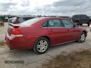 2012 Chevrolet Impala LT Retail with VIN 2G1WB5E35C1274574, listed as a Copart auction lot 54489495 with 167,911 mi miles and Salvage Title. Bid and sale history available at DreamBid. Image 3.