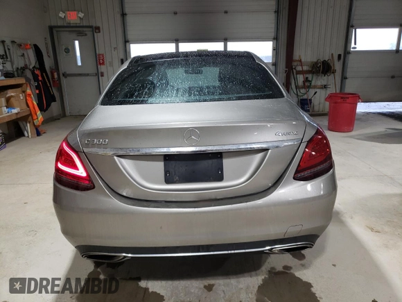 2019 Mercedes-Benz C 300 with VIN 55SWF8EB9KU303749, listed as a Copart auction lot 47568325 with Not provided miles and Salvage title. Bid and sale history available at DreamBid. Image 6.