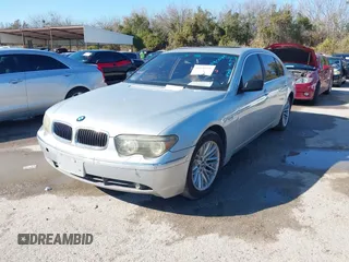 2003 BMW 7 Series 745Li with VIN WBAGN63403DR16026, listed as a IAAI auction lot 41140076 with Not Provided miles and . Bid and sale history available at DreamBid. Image 2.