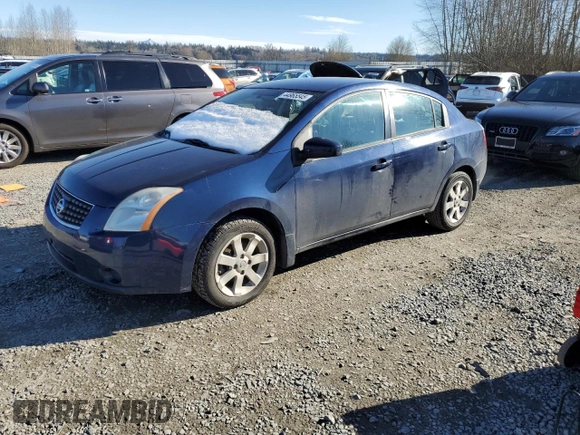 2008 Nissan Sentra S with VIN 3N1AB61E48L681504, listed as a Copart auction lot 44965545 with 121,332 mi miles and Salvage Title. Bid and sale history available at DreamBid. Image 1.
