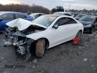 2022 Mercedes-Benz CLA with VIN W1K5J4HB3NN247402, listed as a Copart auction lot 85193254 with 62,798 mi miles and Salvage Title. Bid and sale history available at carsss.com. Image 1.