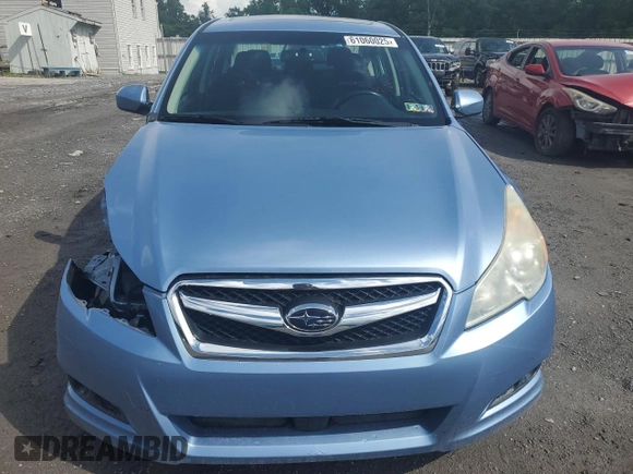2010 Subaru Legacy Premium All-Weather Anniversary with VIN 4S3BMBG67A3231657, listed as a Copart auction lot 61060025 with Not provided miles and Salvage title. Bid and sale history available at DreamBid. Image 5.