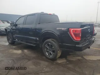 2023 Ford F-150 XL with VIN 1FTFW1ED2PFD30384, listed as a Copart auction lot 55593215 with 21,107 mi miles and Clean title. Bid and sale history available at DreamBid. Image 2.