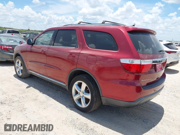2013 Dodge Durango SXT with VIN 1C4RDHAG6DC683865, listed as a IAAI auction lot 42615546 with 113,545 mi miles and . Bid and sale history available at DreamBid. Image 3.