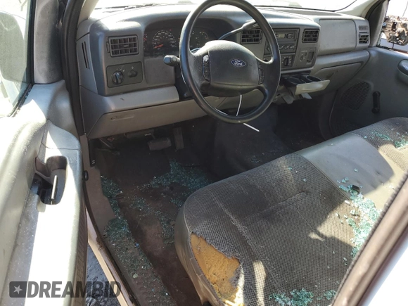 2004 Ford Super Duty F-250 XL with VIN 1FTNX20L14EB23953, listed as a Copart auction lot 75155324 with 140,379 mi miles and Salvage Title. Bid and sale history available at carsss.com. Image 8.