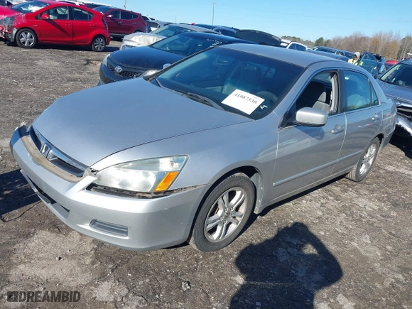 2006 Honda Accord Sdn LX SE with VIN 1HGCM56386A165458, listed as a IAAI auction lot 41087530 with 195,211 mi miles. Bid and sale history available at carsss.com. Image 2.