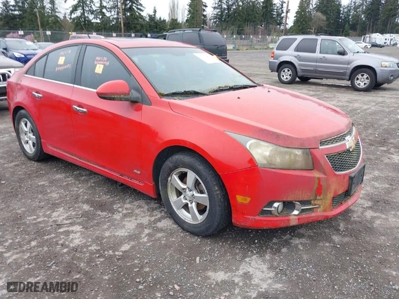 2012 Chevrolet Cruze LT w/1LT with VIN 1G1PF5SC1C7173421, listed as a IAAI auction lot 41917462 with 101,210 mi miles. Bid and sale history available at carsss.com. Image 1.