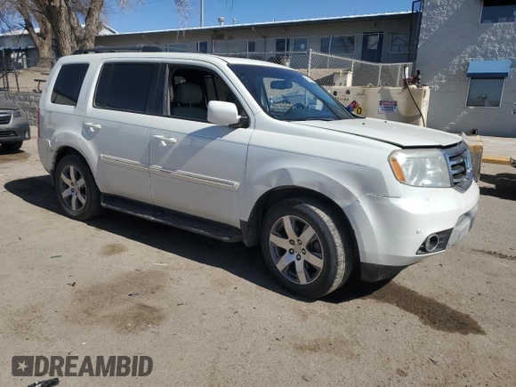 2015 Honda Pilot Touring with VIN 5FNYF4H95FB053640, listed as a Copart auction lot 46313065 with 147,216 mi miles and Salvage Title. Bid and sale history available at carsss.com. Image 4.