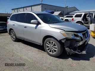 2015 Nissan Pathfinder SV with VIN 5N1AR2MN1FC608382, listed as a Copart auction lot 53967265 with 106,752 mi miles and Salvage title. Bid and sale history available at DreamBid. Image 4.