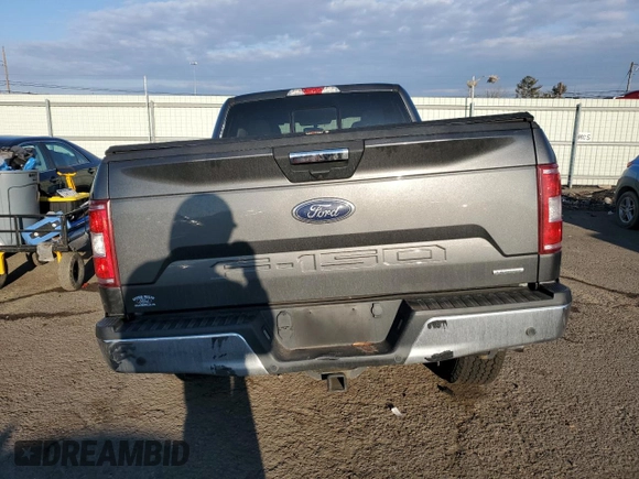 2018 Ford F-150 XL with VIN 1FTFX1EG1JKG09296, listed as a Copart auction lot 46672645 with Not Provided miles and Salvage Title. Bid and sale history available at carsss.com. Image 6.