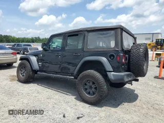 2018 Jeep Wrangler Unlimited Sport S с VIN 1C4HJXDG7JW152968, выставлен на аукционе Copart как лот 61130215 с пробегом 60 796 миль миль и Списание • Salvage title. История ставок и продаж доступна на DreamBid. Изображение 2.