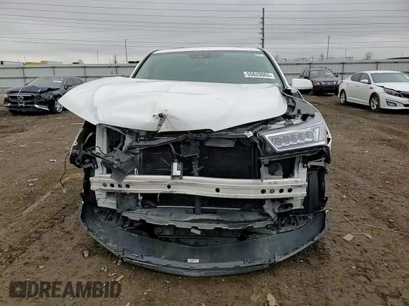 2018 Acura MDX Technology with VIN 5J8YD4H53JL008190, listed as a Copart auction lot 55620065 with 70,180 mi miles and Salvage title. Bid and sale history available at DreamBid. Image 15.