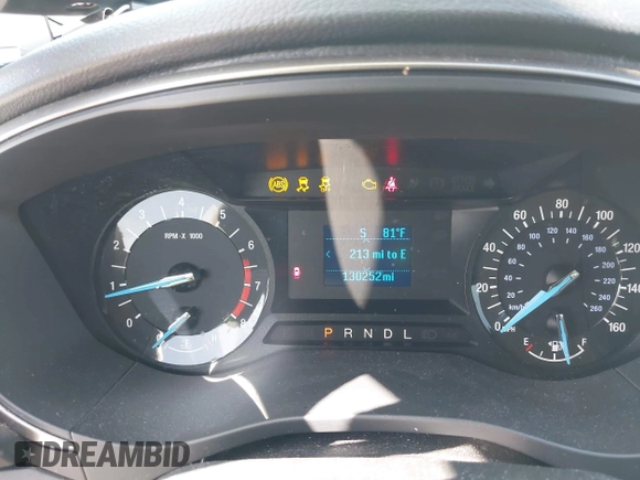 2017 Ford Fusion S with VIN 3FA6P0G72HR190331, listed as a IAAI auction lot 42003479 with 130,252 mi miles. Bid and sale history available at carsss.com. Image 7.