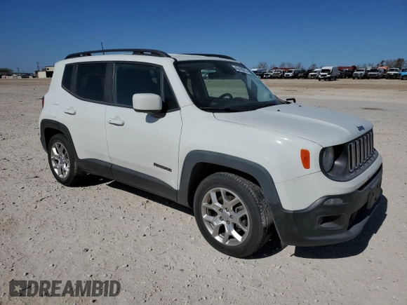 2017 Jeep Renegade Latitude with VIN ZACCJABB4HPG67092, listed as a Copart auction lot 42410215 with 122,085 mi miles and Salvage Title. Bid and sale history available at carsss.com. Image 4.