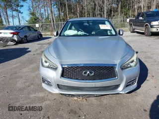 2015 Infiniti Q50 with VIN JN1BV7AP3FM335840, listed as a IAAI auction lot 38327905 with 100,276 mi miles. Bid and sale history available at carsss.com. Image 6.