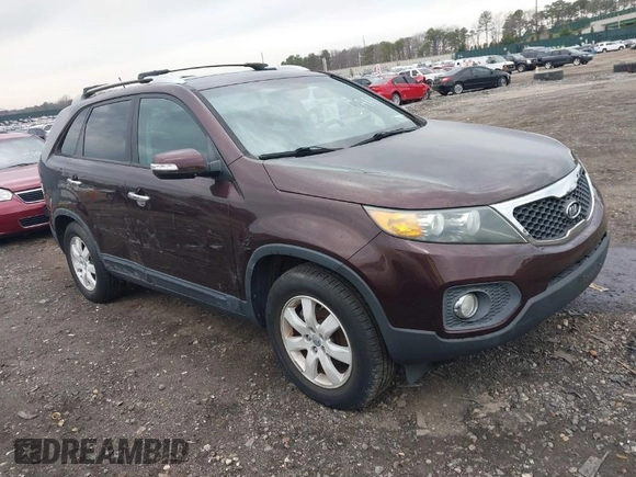 2012 Kia Sorento LX with VIN 5XYKT3A67CG257756, listed as a IAAI auction lot 41995922 with 18,178 mi miles. Bid and sale history available at carsss.com. Image 1.