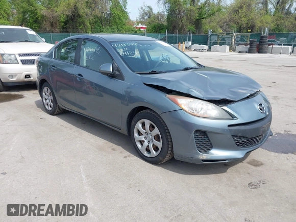 2012 Mazda 3 i Sport with VIN JM1BL1UF1C1548558, listed as a IAAI auction lot 42113245 with 143,667 mi miles and . Bid and sale history available at DreamBid. Image 1.