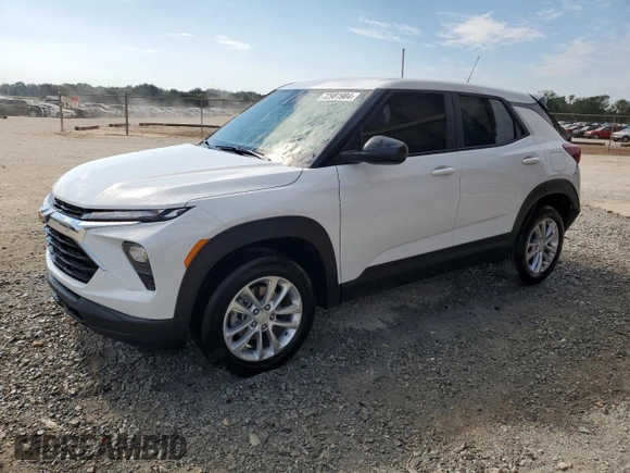 2024 Chevrolet TrailBlazer LS with VIN KL79MNSL4RB081843, listed as a Copart auction lot 72981984 with 9,332 mi miles and Salvage Title. Bid and sale history available at DreamBid. Image 1.