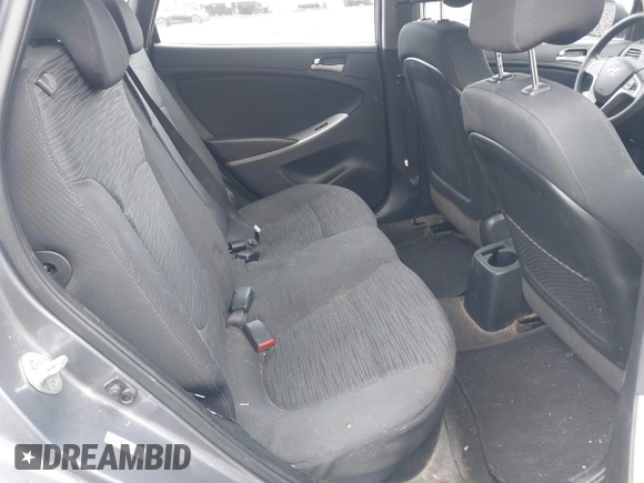 2015 Hyundai Accent GS with VIN KMHCT5AE5FU227418, listed as a IAAI auction lot 41960197 with 46,664 mi miles. Bid and sale history available at carsss.com. Image 8.