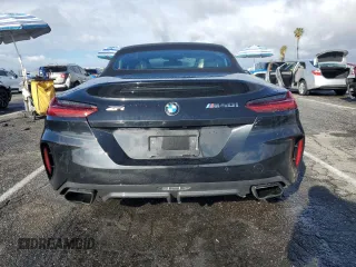 2020 BMW Z4 sDriveM40i with VIN WBAHF9C02LWW55809, listed as a Copart auction lot 48812855 with 39,680 mi miles and Salvage Title. Bid and sale history available at carsss.com. Image 6.