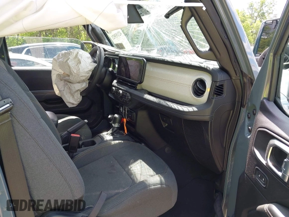 2024 Jeep Wrangler Sahara with VIN 1C4RJXP68RW270112, listed as a IAAI auction lot 42193921 with 23,792 mi miles and . Bid and sale history available at DreamBid. Image 5.