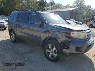 2011 Honda Pilot EX-L with VIN 5FNYF3H79BB026363, listed as a Copart auction lot 51787205 with Not Provided miles and Salvage Title. Bid and sale history available at DreamBid. Image 4.
