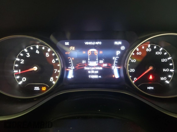 2020 Jeep Compass Limited with VIN 3C4NJCCB7LT211415, listed as a Copart auction lot 55326245 with 110,560 mi miles and Clean title. Bid and sale history available at DreamBid. Image 9.