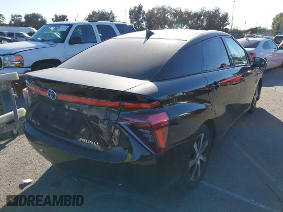 2017 Toyota Mirai with VIN JTDBVRBD4HA002337, listed as a IAAI auction lot 41647513 with 46,609 mi miles and . Bid and sale history available at DreamBid. Image 4.