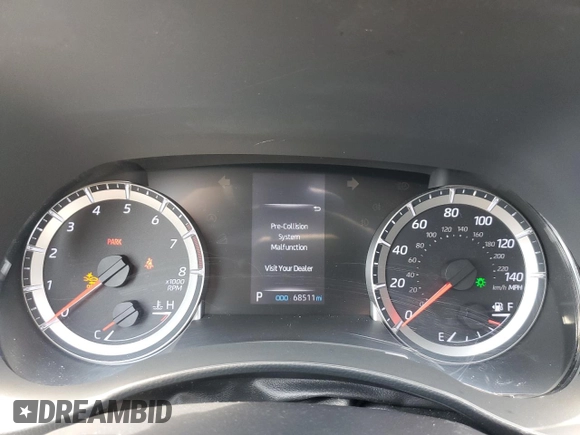 2020 Toyota Highlander L with VIN 5TDCZRAH2LS029755, listed as a Copart auction lot 57993075 with 68,511 mi miles and Non repairable. Bid and sale history available at DreamBid. Image 9.