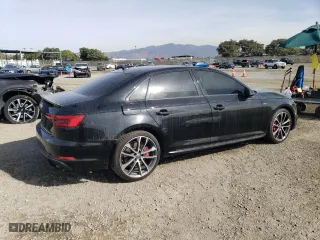 2018 Audi S4 Prestige with VIN WAUC4AF47JA003312, listed as a Copart auction lot 81966114 with 83,347 mi miles and Salvage Title. Bid and sale history available at carsss.com. Image 3.