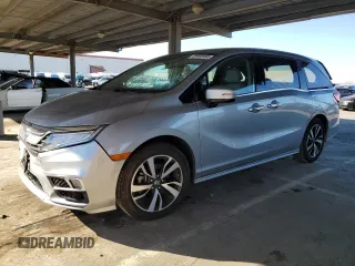 2020 Honda Odyssey Elite with VIN 5FNRL6H92LB059920, listed as a Copart auction lot 49993995 with 40,737 mi miles and Salvage Title. Bid and sale history available at DreamBid. Image 1.