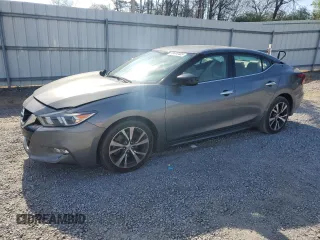 2016 Nissan Maxima S with VIN 1N4AA6AP1GC375135, listed as a Copart auction lot 49448485 with 85,510 mi miles and Salvage Title. Bid and sale history available at DreamBid. Image 1.