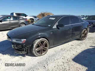 2013 Audi A4 Prestige with VIN WAUKFAFL2DA162742, listed as a Copart auction lot 80587374 with 184,580 mi miles and Salvage Title. Bid and sale history available at carsss.com. Image 1.