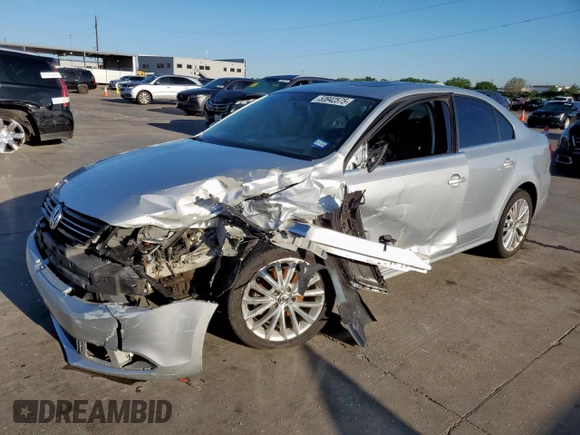 2011 Volkswagen Jetta SEL with VIN 3VWLX7AJ4BM368686, listed as a Copart auction lot 53942575 with 152,581 mi miles and Salvage title. Bid and sale history available at DreamBid. Image 1.