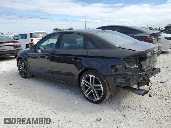 2019 Audi A3 Sedan Premium with VIN WAUAUGFF6KA115886, listed as a Copart auction lot 41263374 with 58,134 mi miles. Bid and sale history available at carsss.com. Image 2.