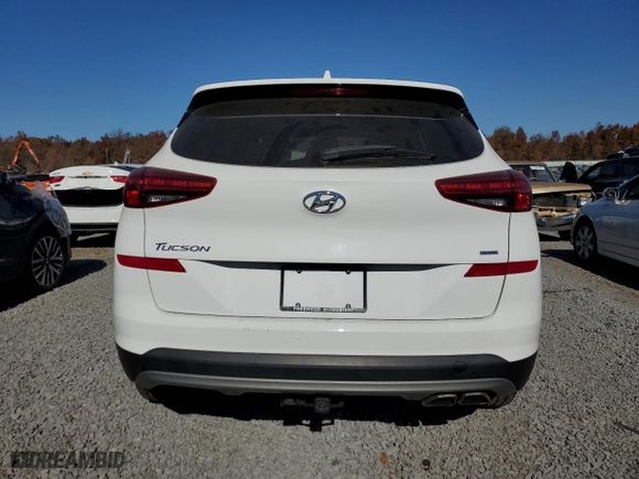 2020 Hyundai Tucson SEL with VIN KM8J3CAL8LU241299, listed as a Copart auction lot 76783474 with 0 mi miles and Salvage Title. Bid and sale history available at carsss.com. Image 6.