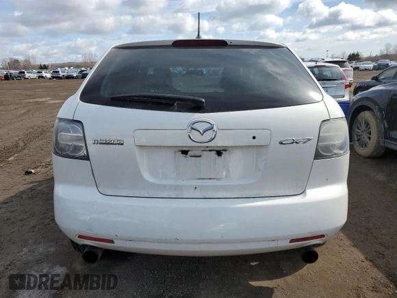 2008 Mazda CX-7 Sport with VIN JM3ER293880210563, listed as a Copart auction lot 50732345 with 118,306 mi miles and Clean Title. Bid and sale history available at carsss.com. Image 6.