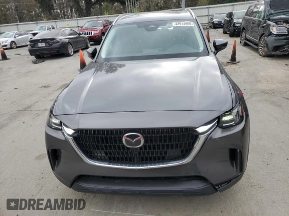 2024 Mazda CX-90 Preferred with VIN JM3KKBHDXR1167423, listed as a Copart auction lot 43914955 with 11,173 mi miles and Salvage title. Bid and sale history available at DreamBid. Image 5.