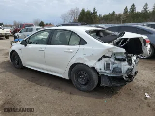 2021 Toyota Corolla Hybrid with VIN JTDBAMDE2MJ021418, listed as a Copart auction lot 52736295 with 92,061 mi miles and Salvage Title. Bid and sale history available at carsss.com. Image 2.