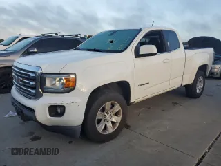 2015 GMC Canyon 2WD SLE with VIN 1GTH5BEA2F1131855, listed as a Copart auction lot 83924504 with 0 mi miles and Salvage Title. Bid and sale history available at carsss.com. Image 1.