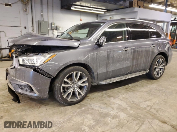2020 Acura MDX w/Advance Pkg with VIN 5J8YD4H84LL013136, listed as a Copart auction lot 45518445 with 0 mi miles and Salvage Title. Bid and sale history available at carsss.com. Image 1.