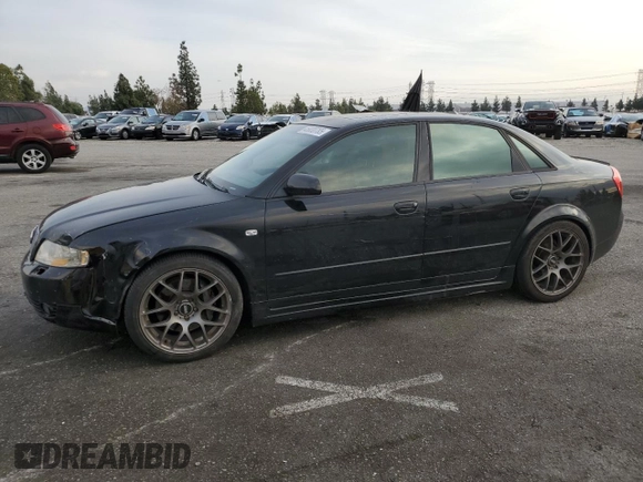 2003 Audi A4 1.8T with VIN WAULC68E03A292218, listed as a Copart auction lot 45030785 with 170,803 mi miles and Salvage Title. Bid and sale history available at carsss.com. Image 1.