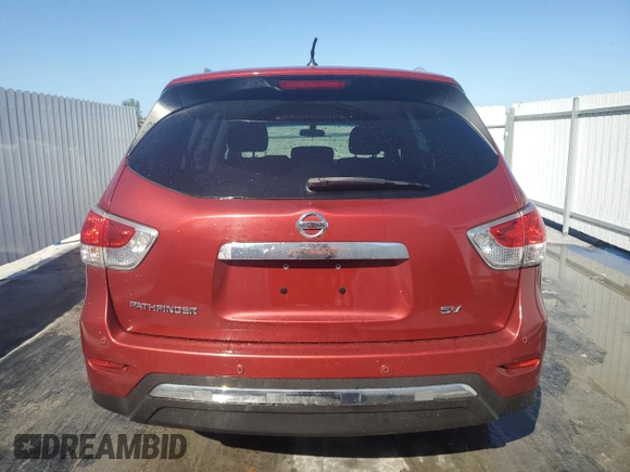 2013 Nissan Pathfinder SV with VIN 5N1AR2MN6DC684421, listed as a Copart auction lot 49701845 with 74,593 mi miles and Clean Title. Bid and sale history available at carsss.com. Image 6.