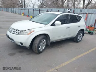 2007 Nissan Murano SL with VIN JN8AZ08W97W626418, listed as a IAAI auction lot 41801228 with 206,287 mi miles. Bid and sale history available at carsss.com. Image 17.